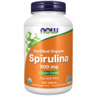 NOW Foods Spirulina 500 mg, Organic - 500 Tablets