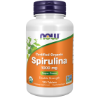 NOW Foods Spirulina Double Strength, 1000 mg Organic - 120 Tablets