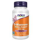 NOW Foods D-Mannose Urinary Support 500 mg - 60 Veg Capsules