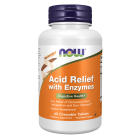 NOW Foods Acid Relief with Enzymes - 60 Chewables