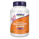 NOW Foods Glucosamine & MSM (Vegetarian) - 120 Veg Capsules