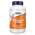 NOW Foods Glucosamine & MSM - 180 Veg Capsules