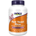 NOW Foods Red Yeast Rice 600 mg with CoQ10 30 mg - 120 Veg Capsules