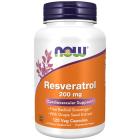 NOW Foods Resveratrol 200 mg - 120 Veg Capsules