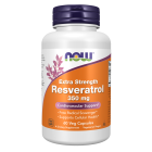 NOW Foods Resveratrol, Extra Strength 350 mg - 60 Veg Capsules