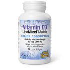 Natural Factors Vitamin D3 LipoMicel Matrix - Front view