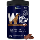 BioChem Chocolate 100% Whey Isolate Protein - Front view