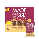 MadeGood Berry Vanilla Organic Baked Oat Cups - Front view