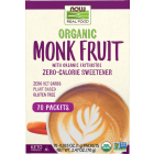 NOW Foods Monk Fruit with Erythritol, Organic - 70 Packets