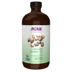 NOW Foods Castor Oil in Glass Bottle, Organic - 16 fl. oz.