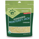 Cadia Organic Shredded Monterey Jack Cheese - Front view