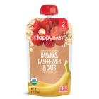 Happy Baby Banana, Raspberries and Oats -Main