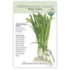 Botanical Interests Onion White Lisbon - Main