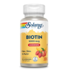 Solaray Two-Staged, Biotin 5000 MCG, 60 Lozenges