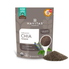 Navitas Organic Raw Chia Seeds - Front view
