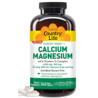 Country Life Calcium Magnesium with Vitamin D Complex, 360 Vegan Capsules