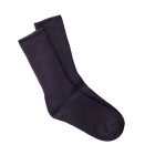 Maggie's Organic Classic Cotton Crew Sock, Eggplant Color