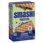 Smash Foods Blueberry Toasties - Front view