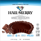 Hail Merry Dark Chocolate Tart - front of the white and blue box.