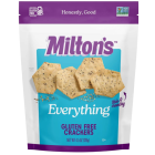 Milton's Gluten Free Everything Flavored Baked Crackers - Front view