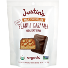  Justin's Mini Milk Chocolate Peanut Caramel Nougat Candy Bars - Front view