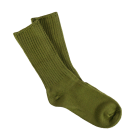 Maggie's Organic Classic Cotton Crew Sock, Olive Color
