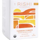 Rishi Tea Organic Caffeine-Free Turmeric Ginger Herbal Tea - Front view