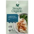 Simply Organic Vegetarian Brown Gravy Mix - Front view