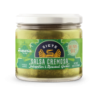 Siete Salsa Cremosa Jalapenos and Roasted Garlic - Front view