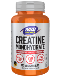 NOW Foods Creatine Monohydrate 750 mg - 120 Veg Caps