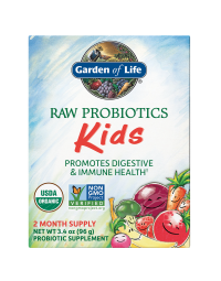 Garden of Life RAW Probiotics for Kids Digestive Powder, Banana Flavor, 3.4 oz.
