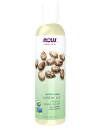 NOW Foods Castor Oil in Plastic Bottle, Organic - 8 fl. oz.