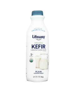Lifeway Organic Lowfat Kefir Plain - Front view