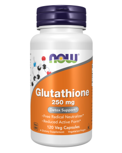 NOW Foods Glutathione 250 mg - 120 Veg Capsules