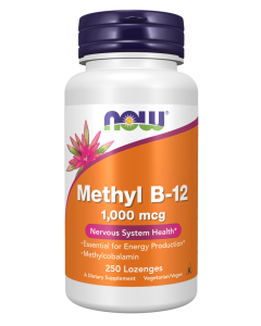 NOW Foods Methyl B-12 1,000 mcg - 250 Lozenges