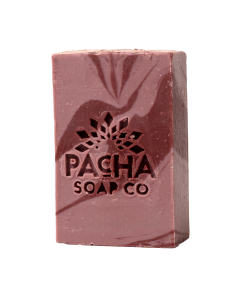 Pacha Soap Co. Spiced Pomegranate Soap - Front view