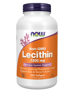 NOW Foods Lecithin 1200 mg - 200 Softgels