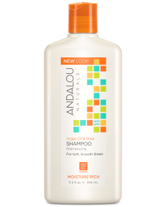Andalou Naturals Argan Oil & Shea Moisture Rich Shampoo, 11.5 fl. oz.