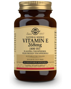 Solgar Vitamin E 400 IU, 50 Softgels
