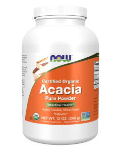 NOW Foods Acacia, Organic Powder - 12 oz.