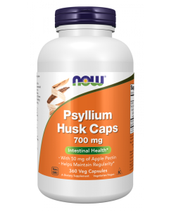NOW Foods Psyllium Husk 700 mg - 360 Veg Capsules