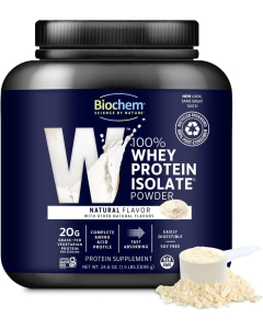 BioChem Whey Protein Isolate Natural, 24.6 oz. 
