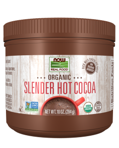 NOW Foods Slender Hot Cocoa, Organic - 10 oz.