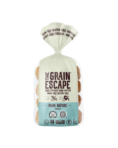 The Grain Escape Plain Bagels - Front view