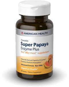 American Health Chewable Super Papaya Enzyme Plus