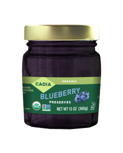 Cadia Organic Blueberry Preserves - Front view