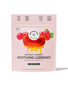 Beekeeper's Naturals Cherry + Vitamin C Soothing Lozenges - Front view