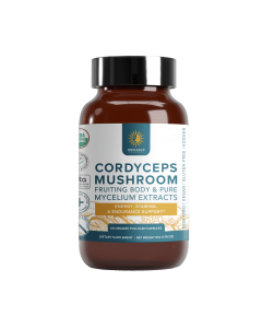 Wholesun Wellness Organic Cordyceps Mushroom - Front view