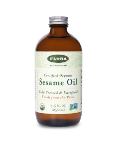 Flora Organic Sesame Oil, 8.5 fl. oz.