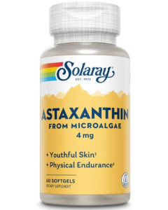 Solaray Astaxanthin, 4mg, 60 Softgels